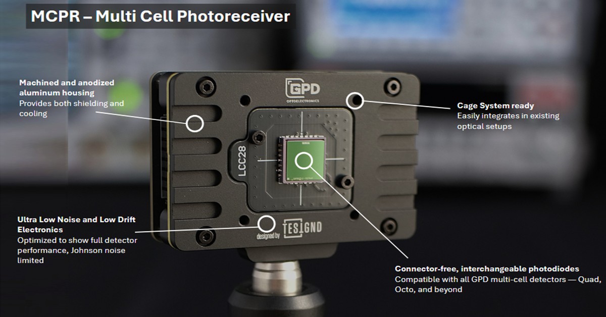 GPD Optoelectronics Announces Launch of Multi-Cell Photoreceiver Development Kit Ahead of Space Tech Expo Europe 202