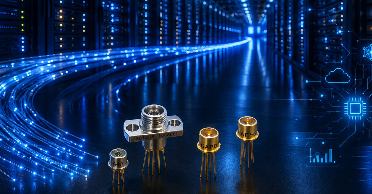 InGaAs and Germanium Photodiodes Critical Infrastructure for Data Center Buildout Plans Graphic